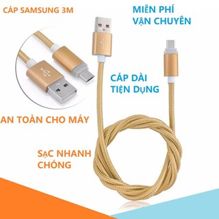 DÂY SẠC 3M ĐIỆN THOẠI CHO IPHONE VÀ ANDROID