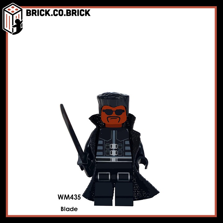 WM6020 - Đồ chơi lắp ráp minifigures và lego siêu anh hùng -Mask Robocop Blade Luke Cage Joker Hellboy Metallo Cheeta