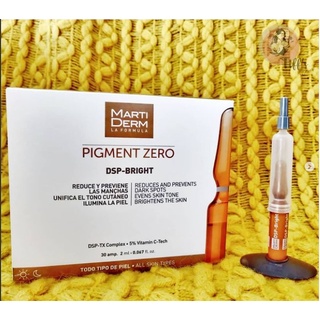 Serum Ampoule Dưỡng sáng da, Mờ thâm và tàn nhang MartiDerm Pigment Zero DSP Bright – 30 ống