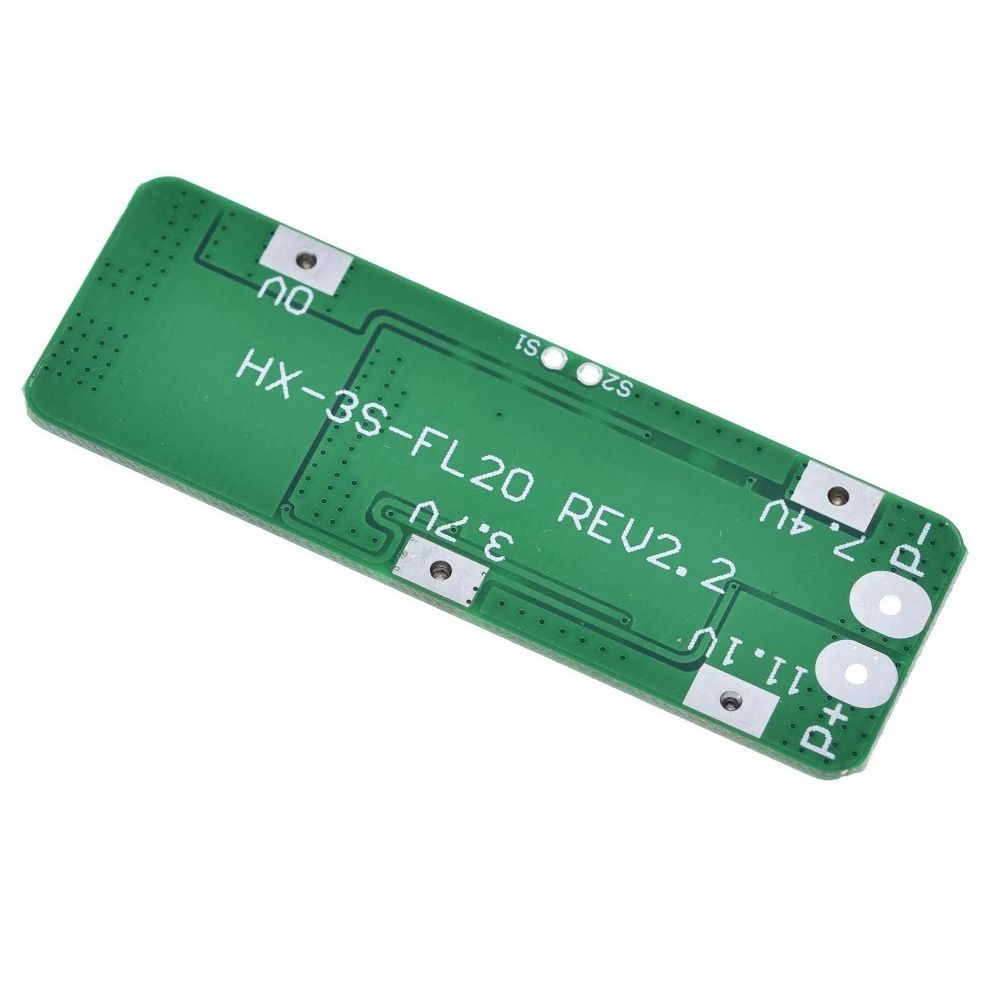Bảng mạch sạc PCB 18650 Li-ion 12V 12.6V BMS 3S 20A bảo vệ bảng mạch 59x20x3.4mm