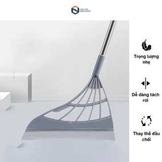 Chổi Silicon Quét Nhà Kiêm Chổi Gạt Nước Tiện Dụng Đầu Quét Có Thể Thay Thế