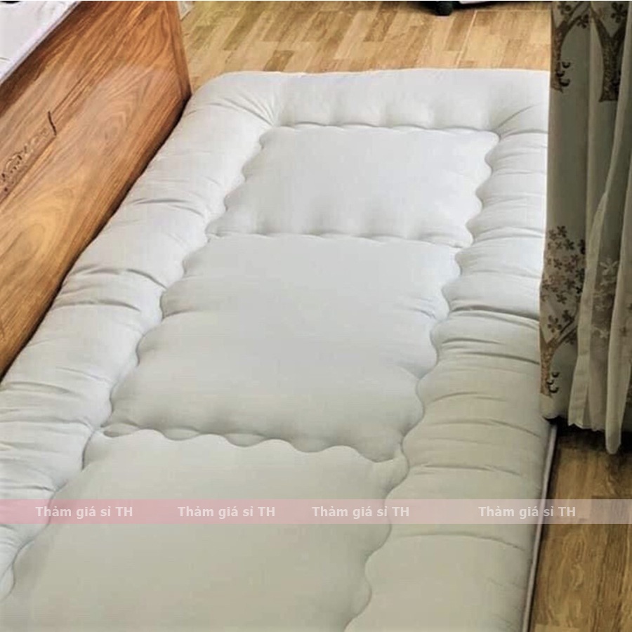 Nệm Bông gòn cao cấp 2 người và 1 người KUKOJI size 1m6x2m | 1m4 x2m và 1mx2m  I Cam Kết Chất Lượng