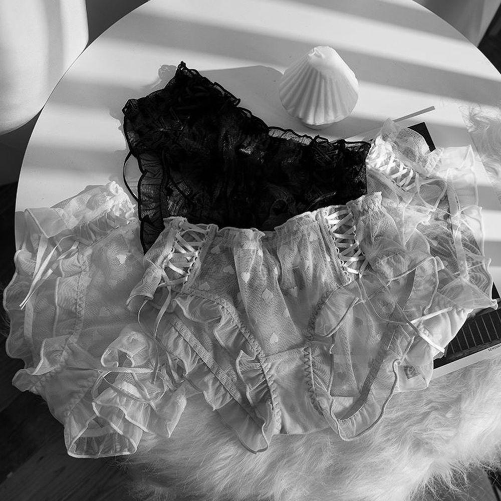 Needway Quần Lót Cotton Dây Chéo Lưng Vừa In Họa Tiết Thoáng Khí Cho Nữ