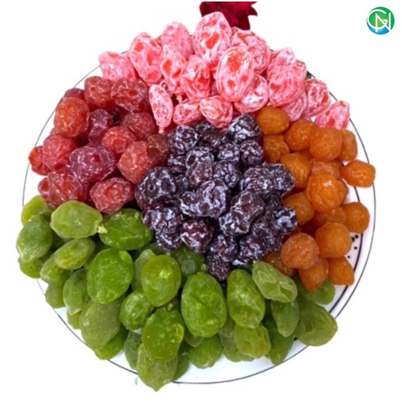 Mứt Ngũ Quả Sấy Dẻo Mix Đủ Loại Ô Mai Xí Muội Siêu Ghiền