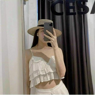 ÁO CROPTOP TẦNG BÈO (KÈM VIDEO HÌNH THẬT)