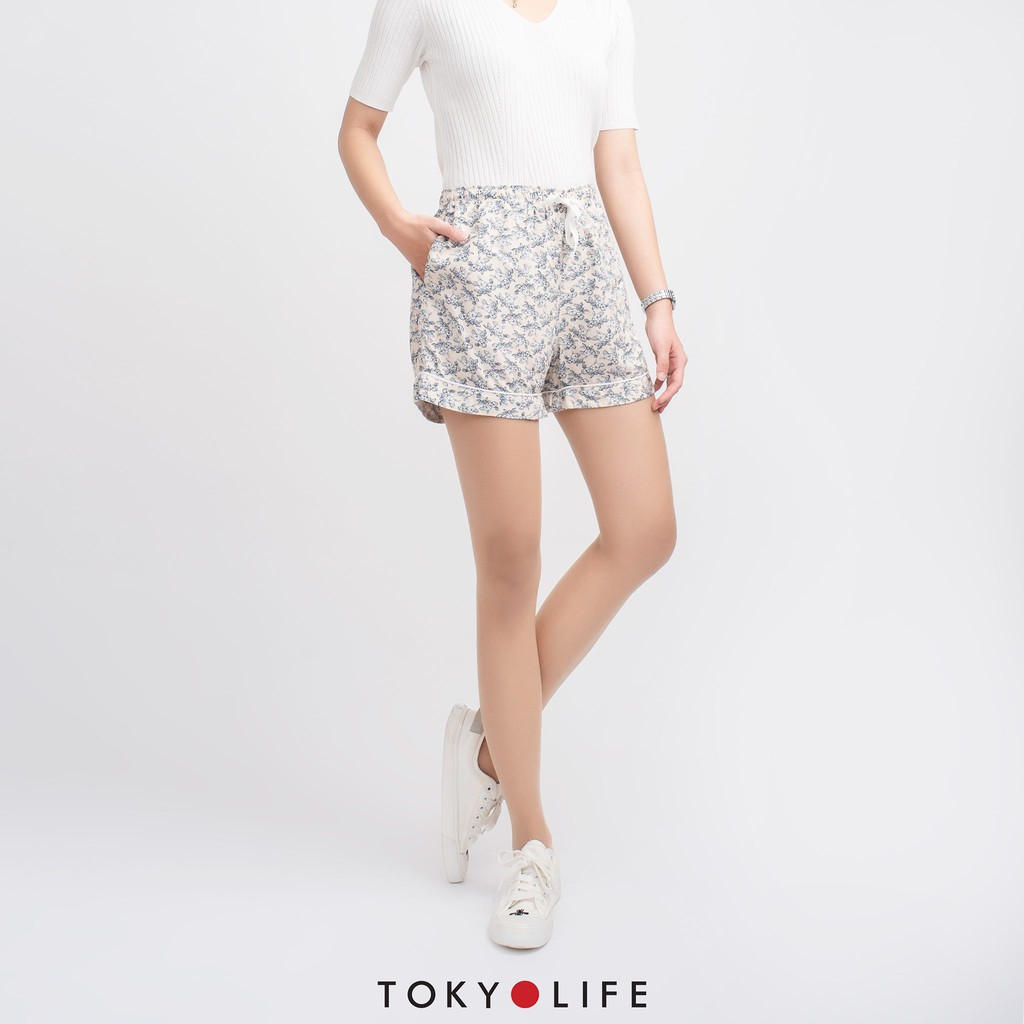 Quần Shorts lanh Nữ TOKYOLIFE I923-083E