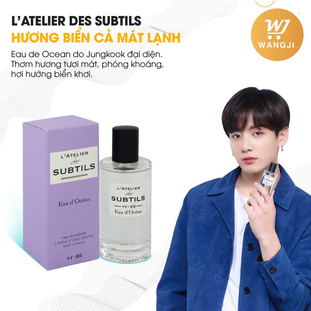 Nước hoa VT x BTS : l'Atelier des Subtils 50ml chính hãng - Wangji