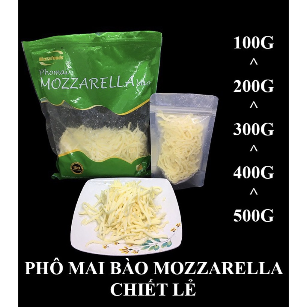 PHÔ MAI BÀO MOZZARELLA CHIA LẺ 500G