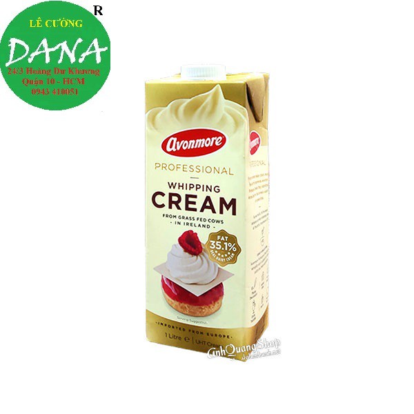 Kem Avonmore 1L ( Whipping cream)