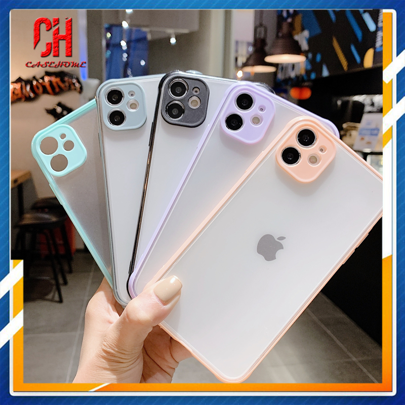 Ốp điện thoại màu kẹo cho IPhone 11 6 7 6S 8 Plus 12 mini 12 pro max X Se 2020 IPhone 11  PRO MAX XR XSMAX 6Plus 7Plus 6 Plus 8 Plus XS | BigBuy360 - bigbuy360.vn