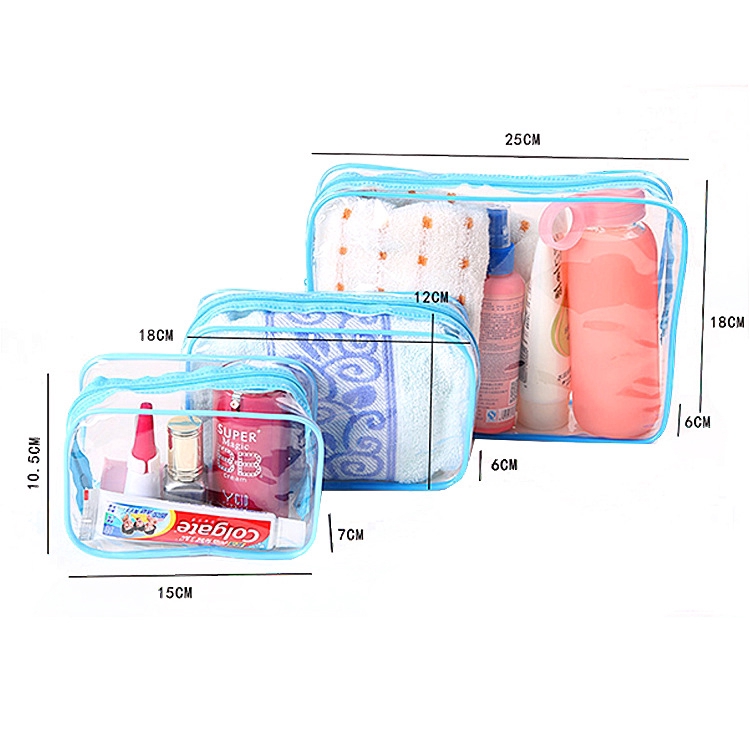 New Ladies Wash Bag PVC Candy Color Storage Bag Travel Outdoor Waterproof Cosmetic Bag