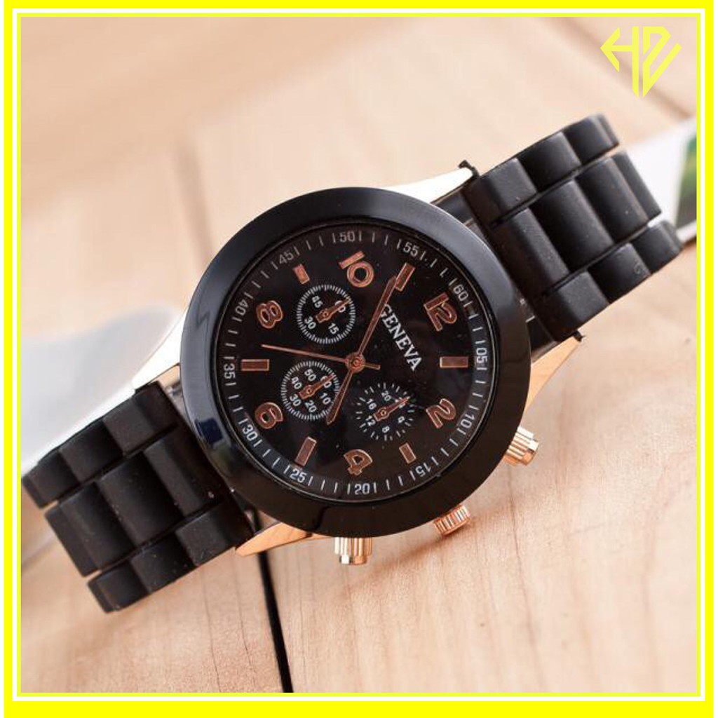 [Mã FAMAYFA2 giảm 10K đơn 50K] [GIÁ SỈ] ĐỒNG HỒ NAM NỮ DÂY CAO SU GENEVA KHỞI MY THỜI TRANG | BigBuy360 - bigbuy360.vn