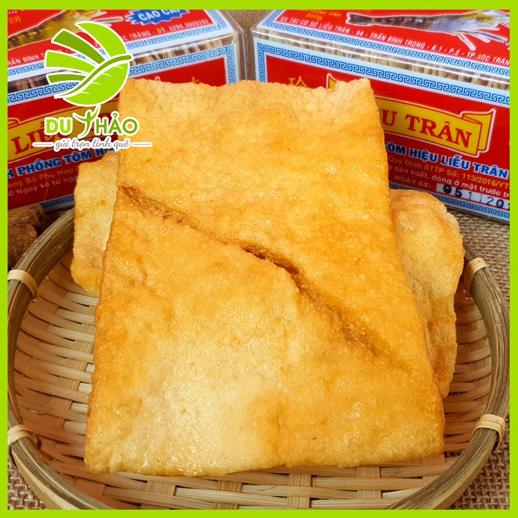 Bánh phồng tôm Liễu Trân cao cấp 500g, đặc sản Sóc Trăng, bánh cúng khai trương của người Hoa