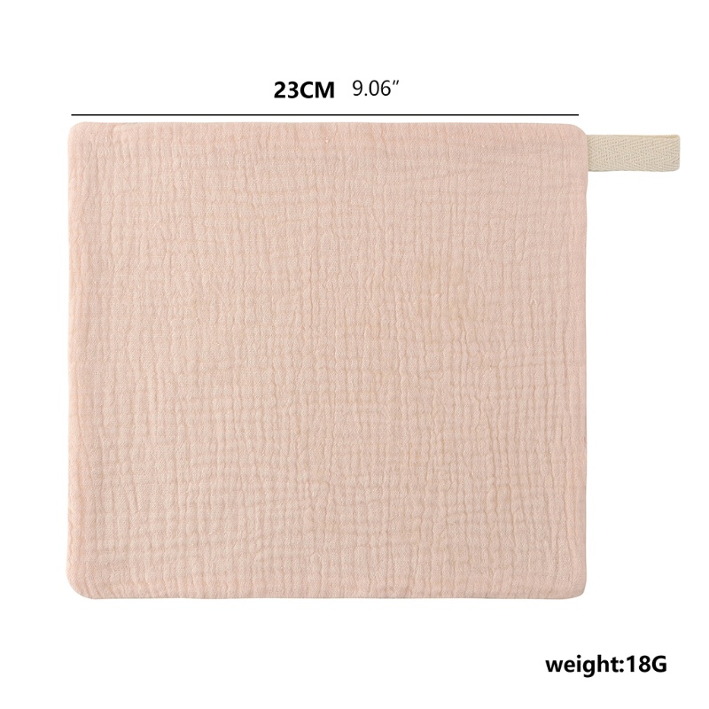 Khăn Lau Mặt Bằng Cotton Thân Thiện Với Da Chống Bẩn In Họa Tiết Dễ Thương Cho Bé
