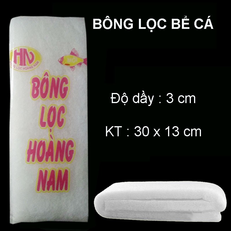 Bộ 8 bông lọc bể cá 30 x 13cm loại tốt nhất, giá rẻ nhất, vật liệu lọc không thể thiếu cho bể cá