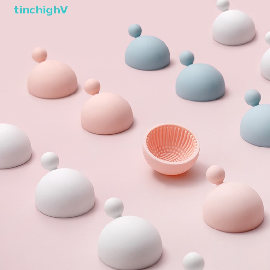 1 Miếng Silicone Vệ Sinh Cọ Trang Điểm Tiện Dụng