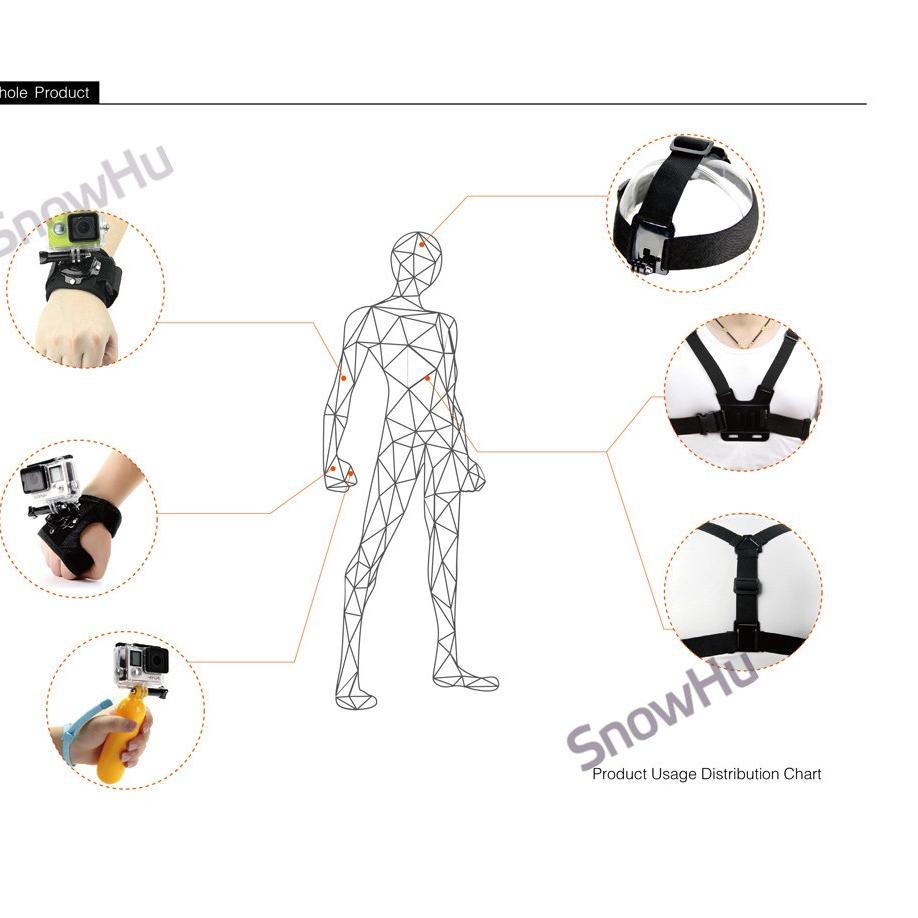 Tốt nhất... Phụ Kiện Cho Camera Hành Động GoPro Xiaomi Yi Brica Sjcam Bpro Kogan | BigBuy360 - bigbuy360.vn