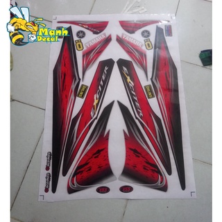 Ten rời xe exciter 2006 bạc đỏ