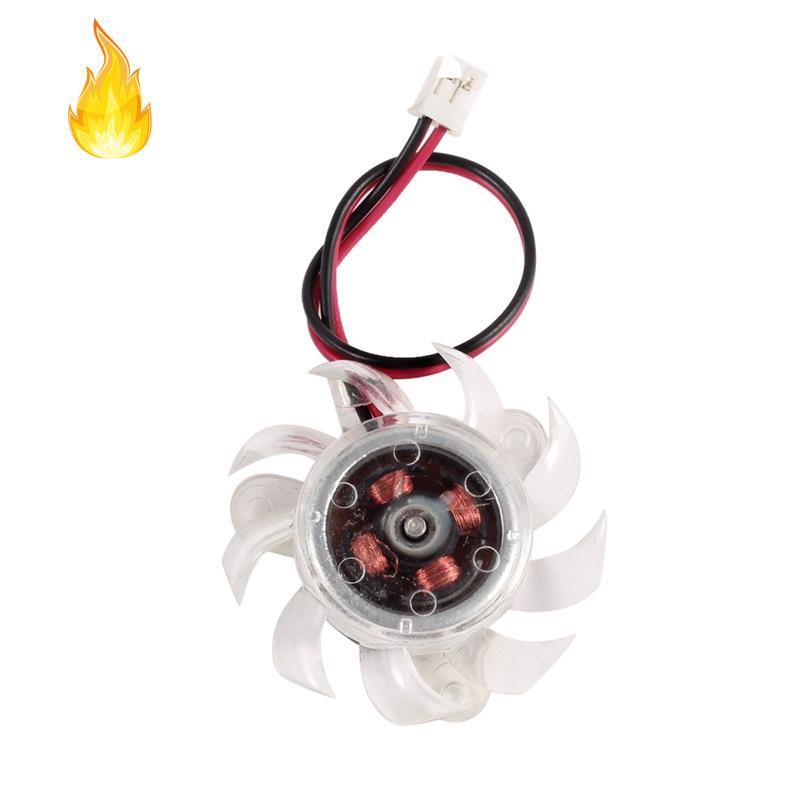 Quạt tản nhiệt thẻ đồ họa VGA nhựa trong suốt 35mm cho máy tính