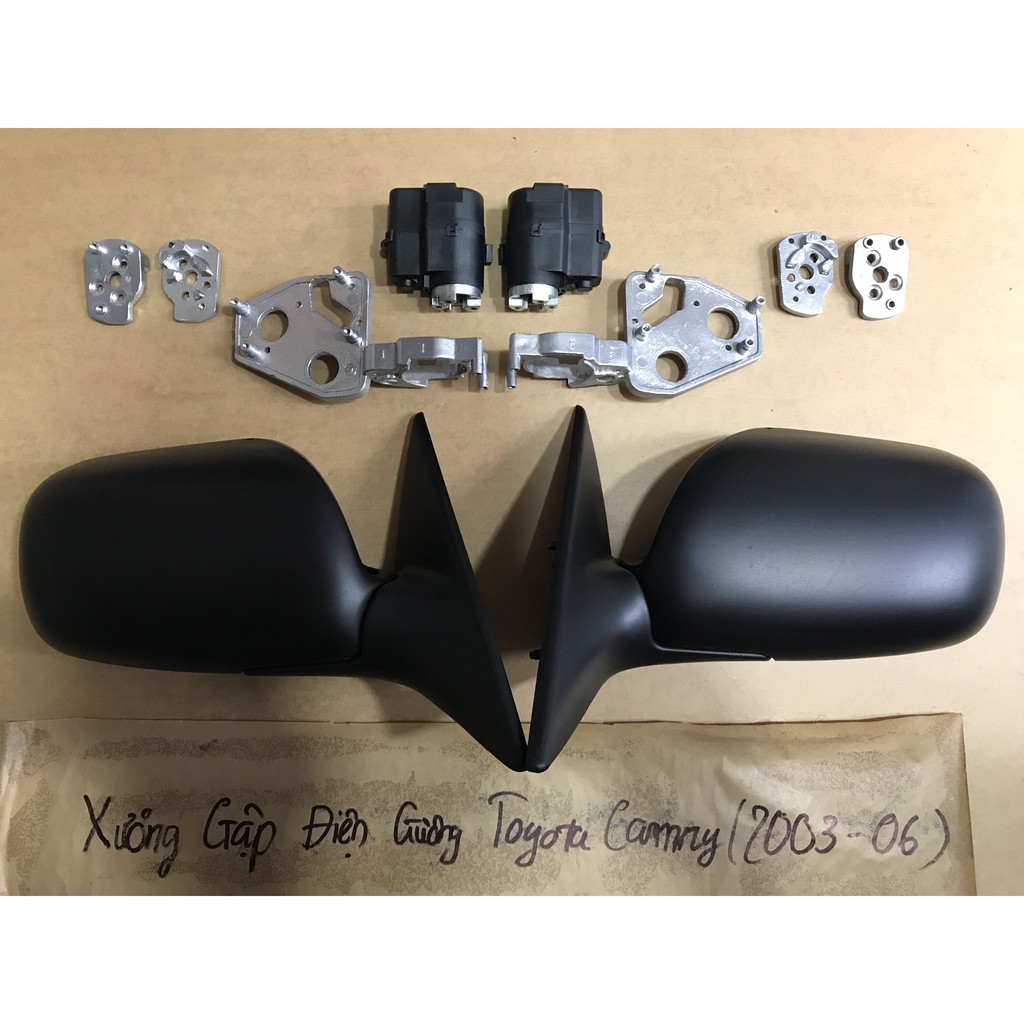 Bộ khung xương mô tơ gương gập Toyota camry 2003-2004-2005-2006 .Tặng kèm bộ mudun khóa cửa tự cụp gương