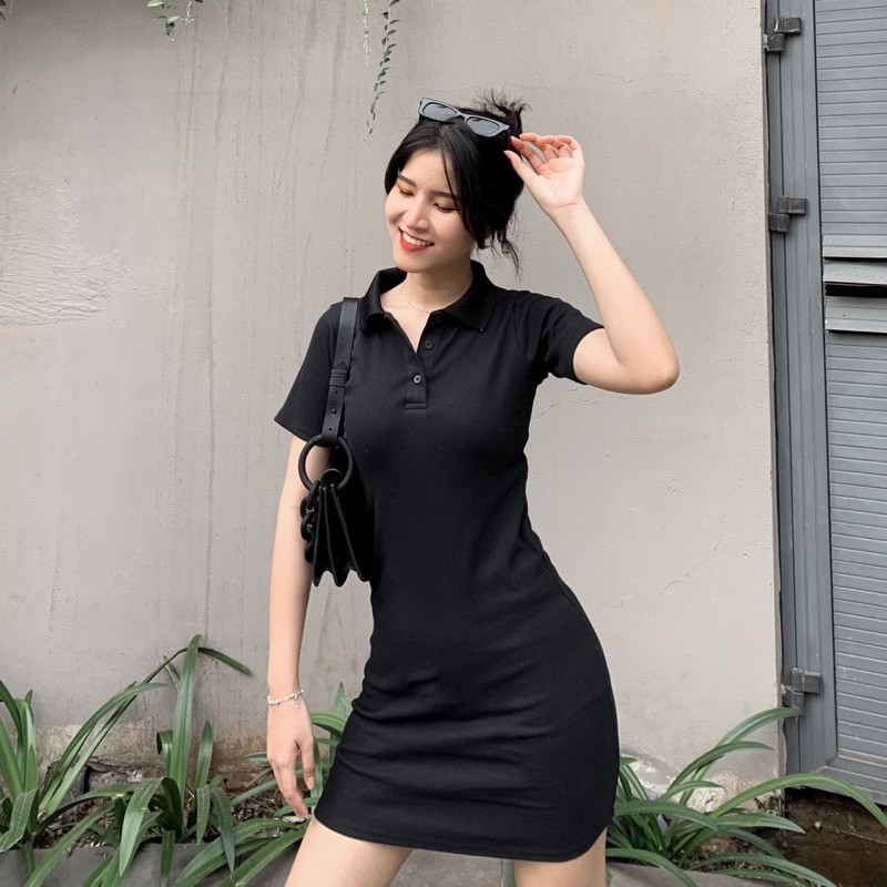 Đầm ôm body Cổ Polo - Cổ Trụ | BigBuy360 - bigbuy360.vn