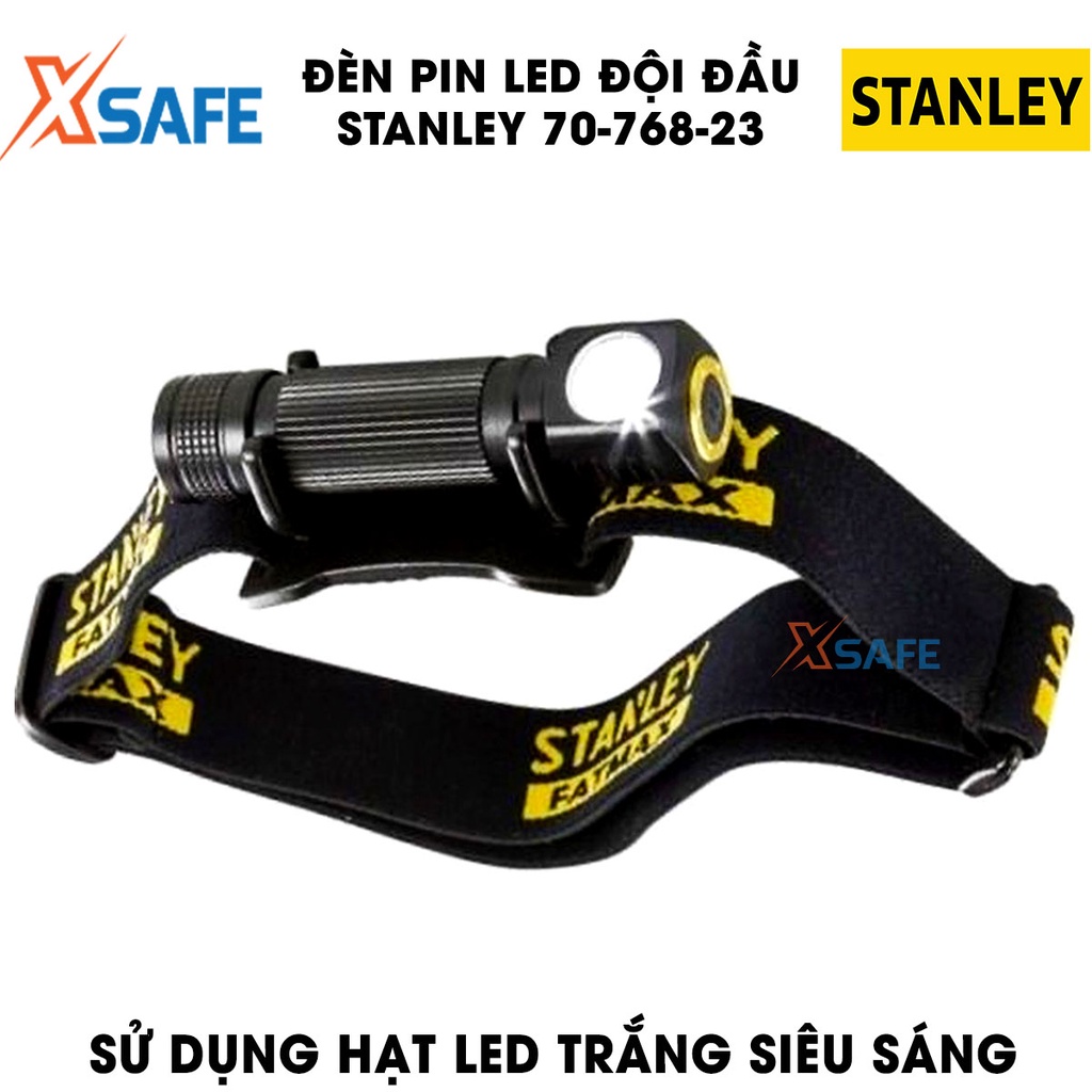 Đèn pin LED đa năng đội đầu STANLEY 70-768-23 khả năng chống nước IPX4 Đèn pin đa đa năng Stanley tuổi thọ cao