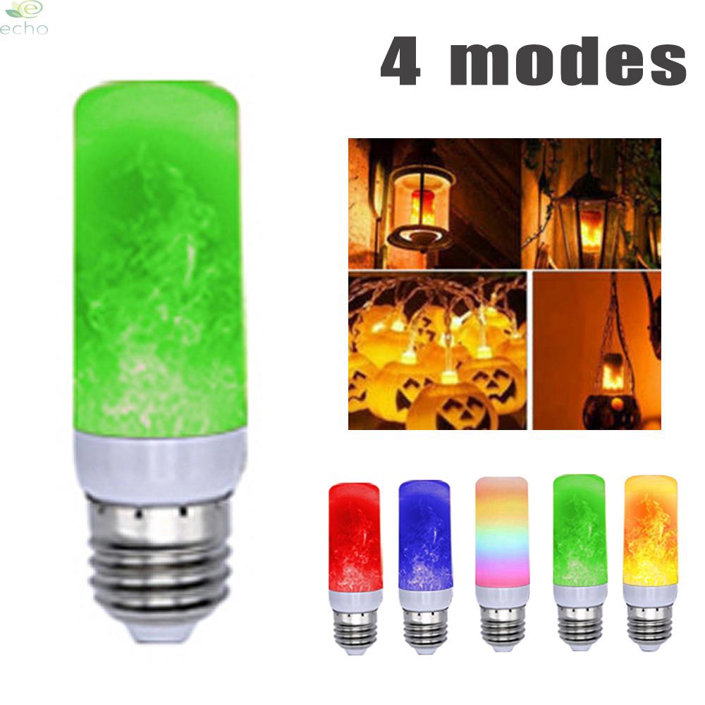 Bóng đèn led tạo hiệu ứng ngọn lửa giả 4 chế độ cho trang trí vườn/ nhà dịp lễ hội