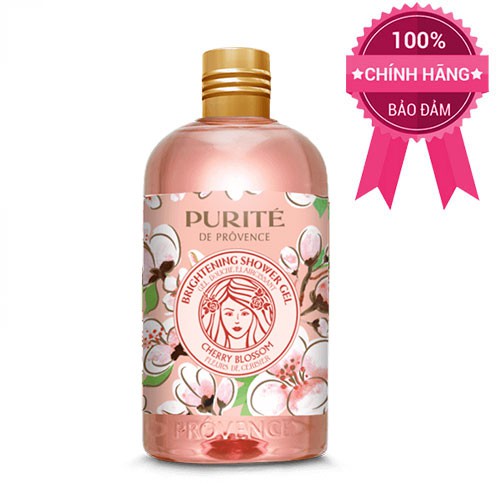 Sữa tắm Sáng Mịn Purité by Provence Hoa Anh Đào 500ml