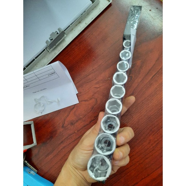 Bộ tuýp dài 3/8inch 9 chi tiết Yato YT-3855, Yato chính hãng Balan