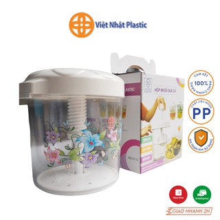 Hộp lọ muối dưa cà Việt Nhật Plastic chất liệu nhựa an toàn
