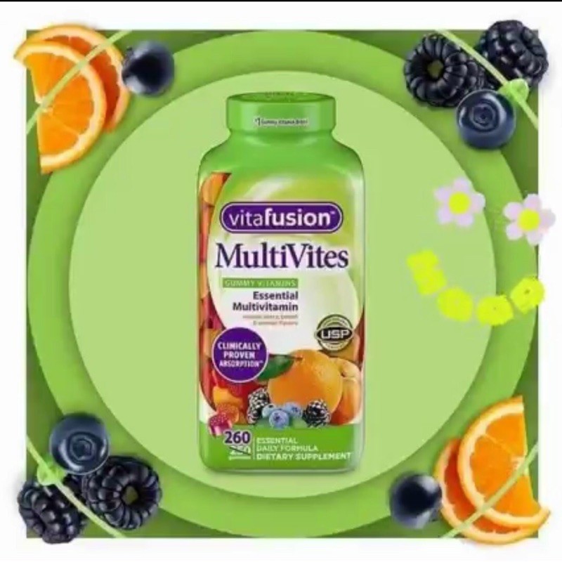 [2022]Kẹo dẻo Vitafusion Multivitamin Gummies 260 viên - Multivites 260 viên