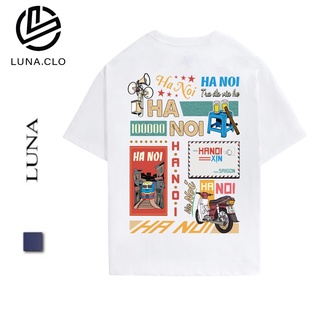 Áo phông thun LUNACY nam nữ local brand chính hãng form rộng tay lỡ unisex vải cotton oversize HÀ NỘI XỊN TB020