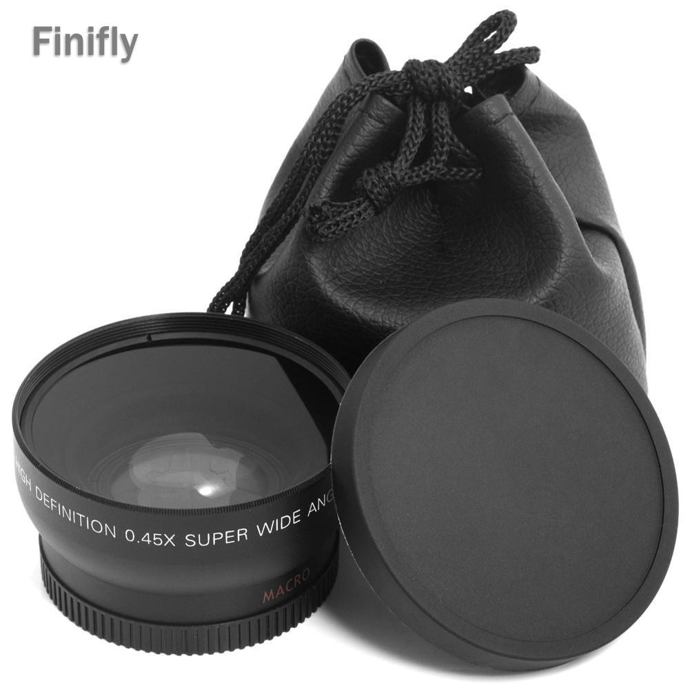 Ống Kính Góc Rộng 0.45x 52mm Cho Máy Ảnh Nikon 18-55mm 55-200mm 50mm