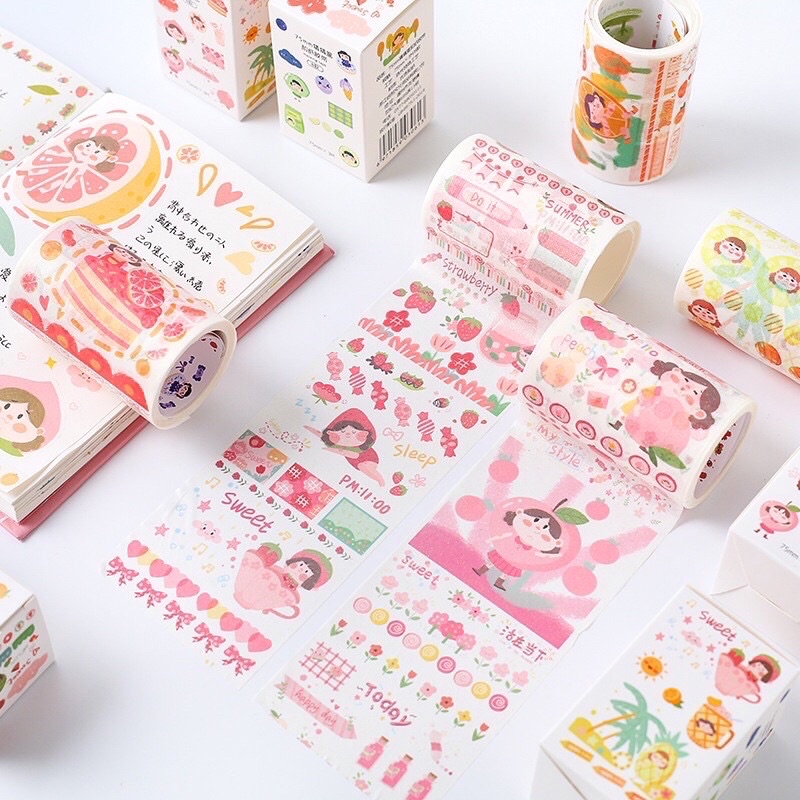 Các mẫu sticker, băng dính washi mẫu mới nhất
