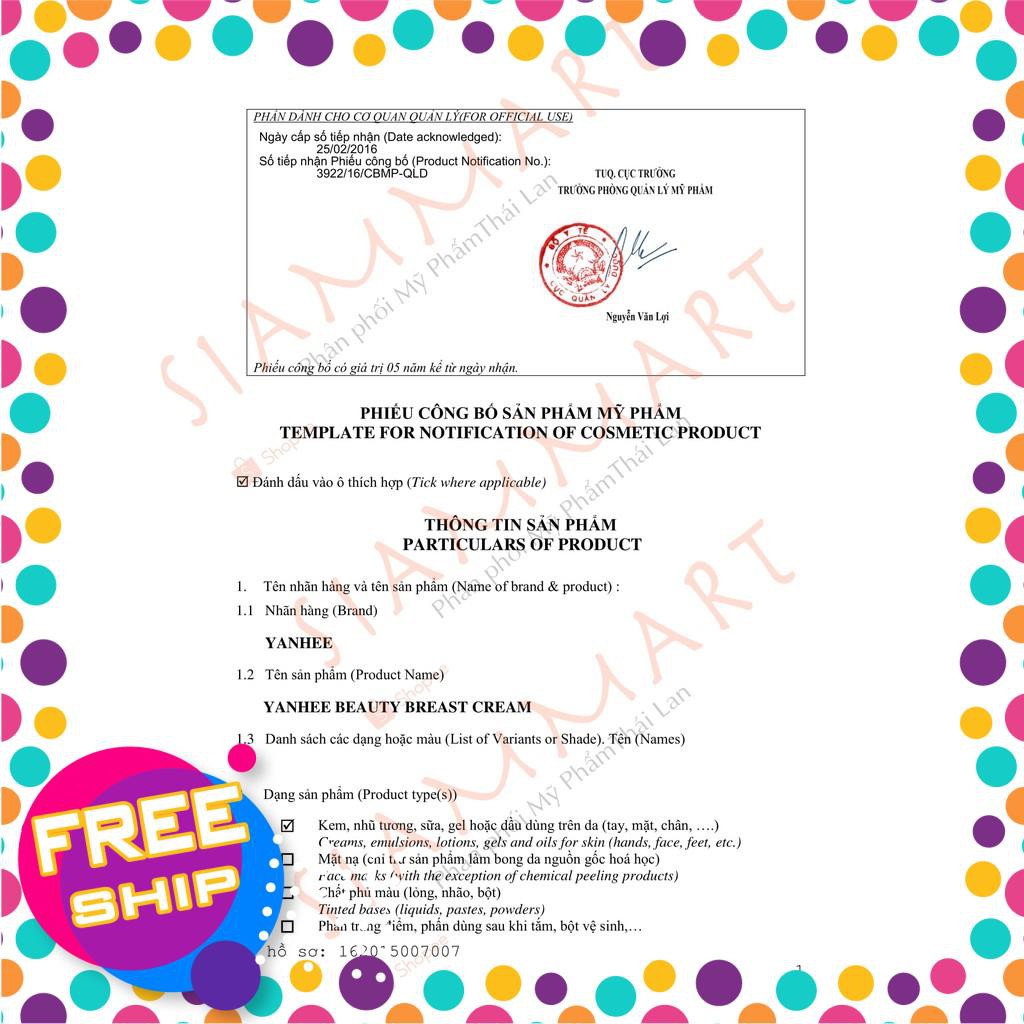 **Kem Mát Xa Nở Ngực Yanhee - 30gr | BigBuy360 - bigbuy360.vn