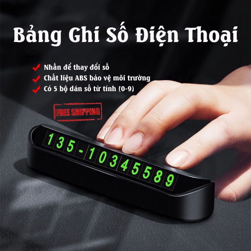 Bảng Ghi Số Điện Thoại, Bảng Số Gắn Taplo Trên Xe Ô Tô xe | BigBuy360 - bigbuy360.vn