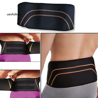 Men's Adjustable Slimming Waist Tummy Fat Burner Belt Slim Fit Body Shaper Waistband