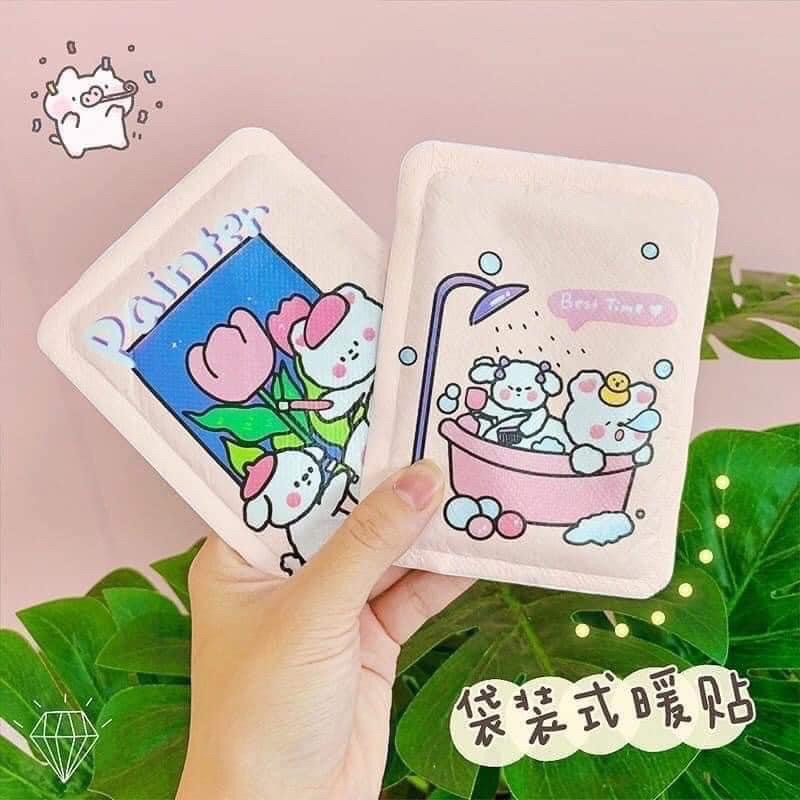 GÓI 10 MIẾNG DÁN GIỮ NHIỆT HÌNH CUTE MẪU MỚI 2021