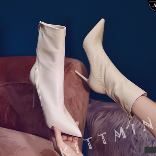 Giày Bốt Cao Gót Mũi Nhọn 202 0 Thời Trang Cá Tính Cho Nữ Màu Sắc | BigBuy360 - bigbuy360.vn