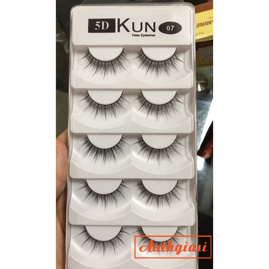 Mi chồn 5D KUN 5 đôi sợi mi tơi xịn 5D 07