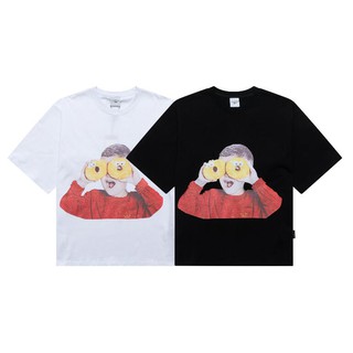 Áo thun ADLV tay ngắn cotton in họa tiết độc đáo unisex thời trang
