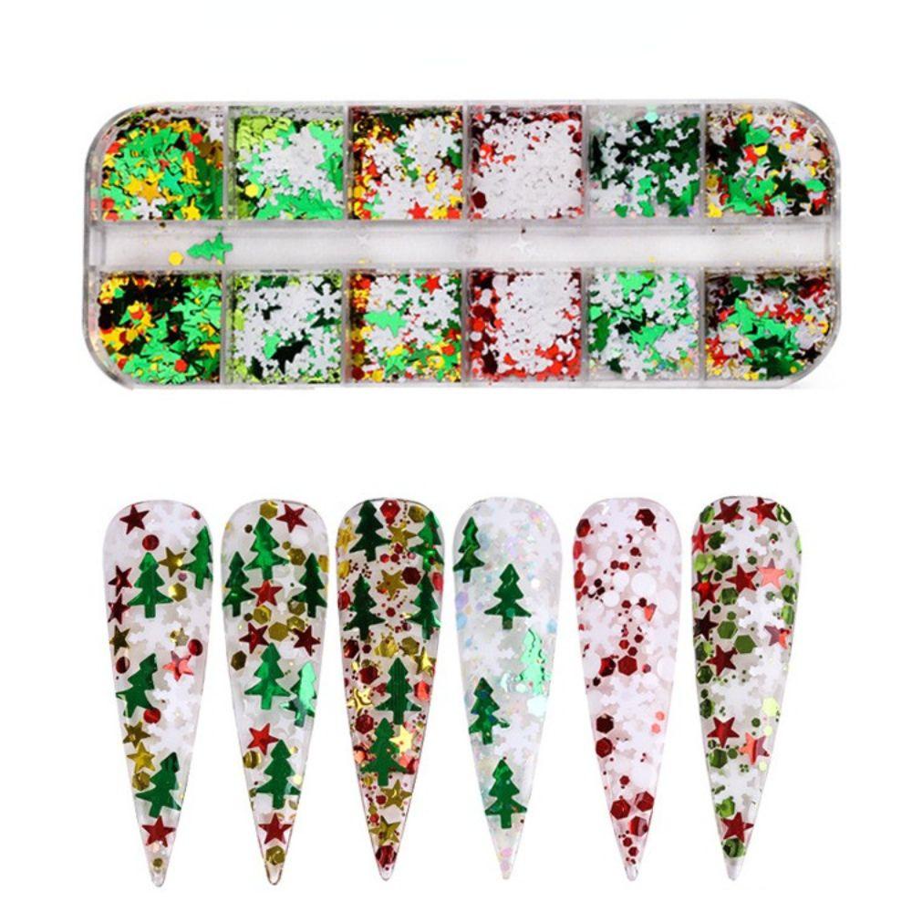 Hộp Kim Tuyến Trang Trí Móng Tay Chủ Đề Halloween