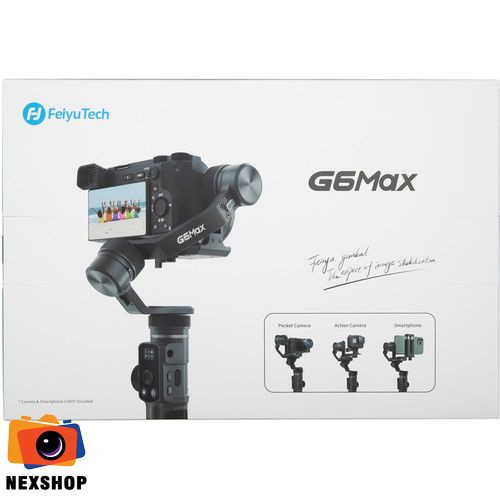 Thiết bị chống rung Feiyu G6 Max 3-Axis Handheld Gimbal Stabilizer 3-in-1 | Chính hãng | BigBuy360 - bigbuy360.vn