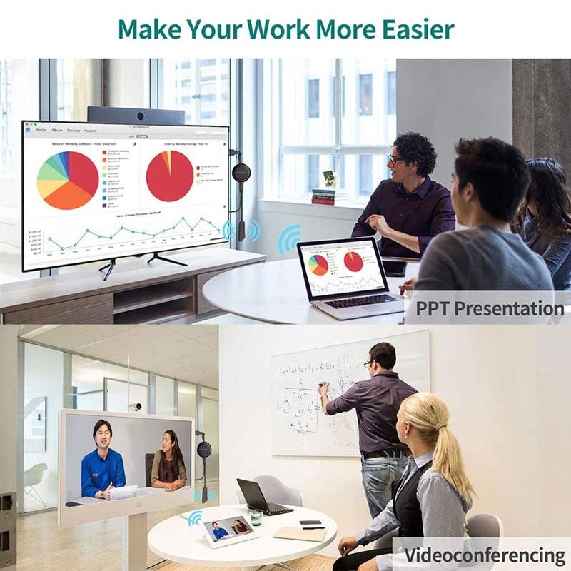 Thiết bị HDMI không dây G38 xuất hình ảnh FullHD 1080p hỗ trợ Google App