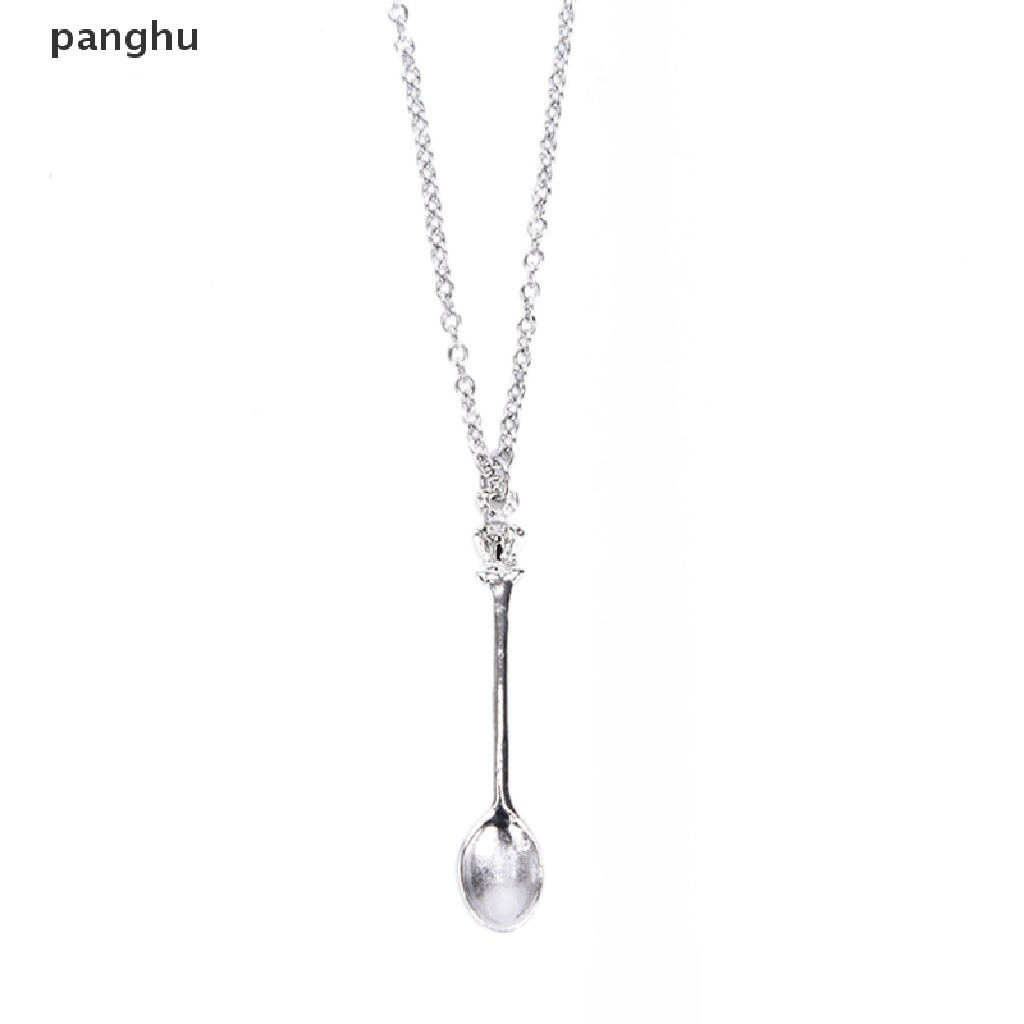 Vòng cổ Hợp Kim Mặt Hình Muỗng Trà Nhỏ Thời Trang Cho Nữ