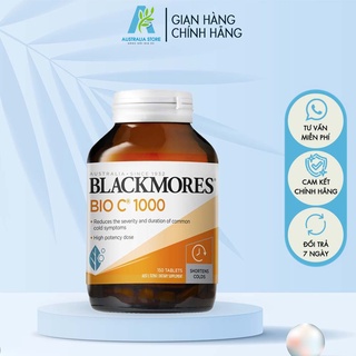 Viên uống bổ sung vitamin c blackmores bio c 1000 mg 62 viên/150 viên - ch023