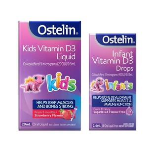 Vitamin D3 Ostelin bổ sung Vitamin D3 cho trẻ