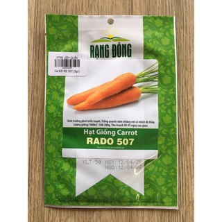 Hạt Giống Cà Rốt RaĐo 507