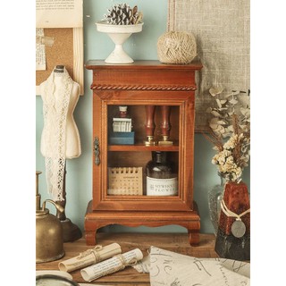 Kệ Retro cánh mở [Mici Decor] kệ gỗ mini, để bàn trang điểm