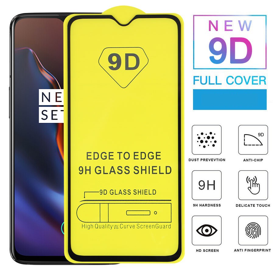 Kính cường lực 9D full màn cho Oppo A3s / A5 / A12E / A1k / Realme C2 / Ax5